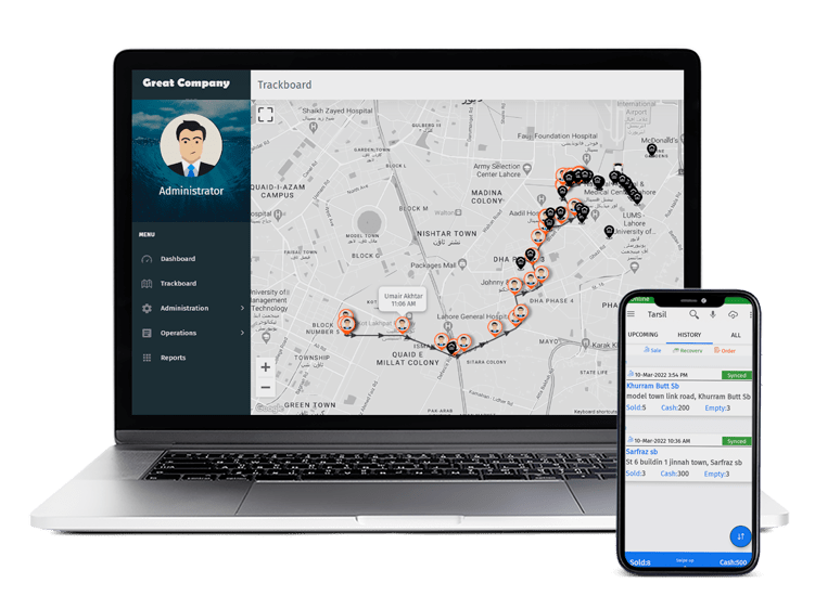 Landing page Water tarsil-water-delivery-driver-tracking-system